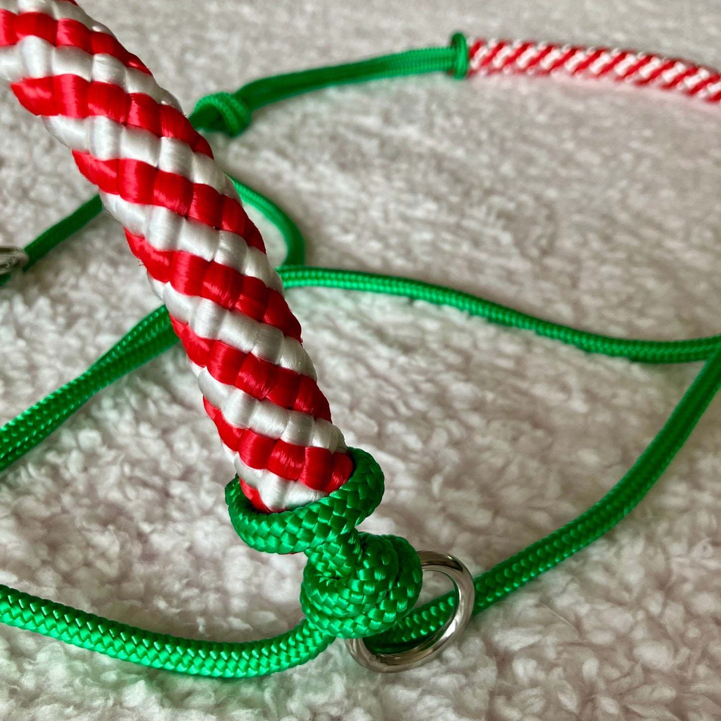 Kerst set basis groen met rood/wit details - Pony