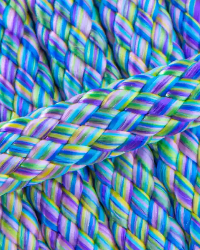 Halstertouw 2,5 meter (gemengde kleuren)