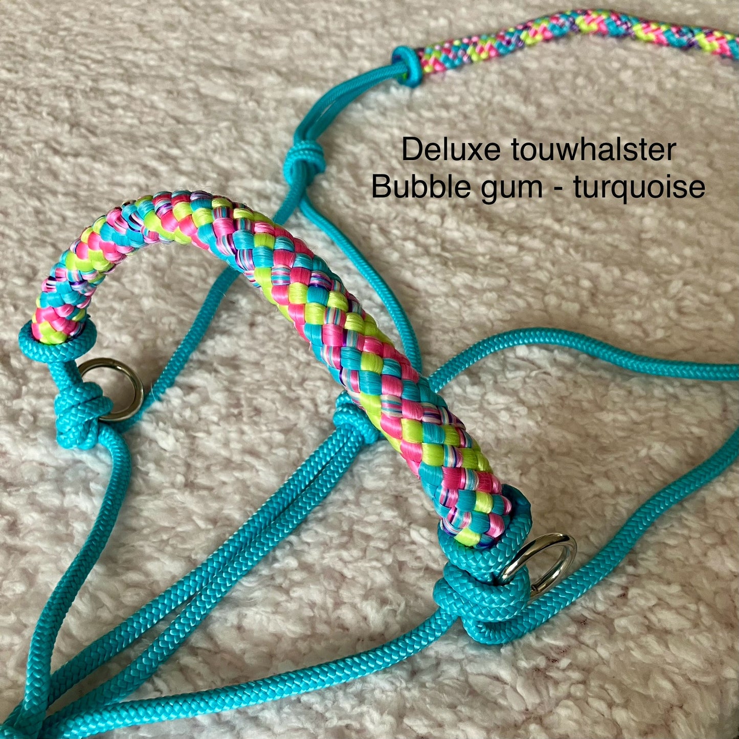 Deluxe touwhalster Bubble gum